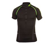 BV Sport - Shirt Demi Zip - Blk/Grey/Green